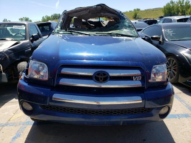 5TBBT441X6S487359 - 2006 TOYOTA TUNDRA ACCESS CAB SR5 BLUE photo 5