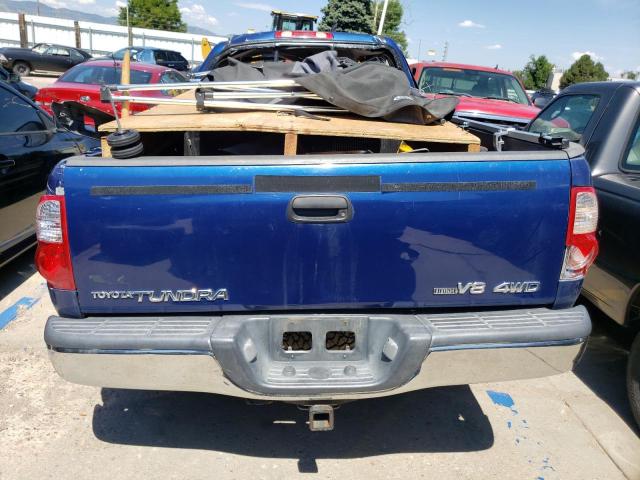 5TBBT441X6S487359 - 2006 TOYOTA TUNDRA ACCESS CAB SR5 BLUE photo 6