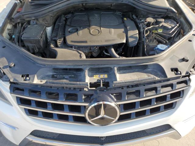 4JGDA5JB0FA600561 - 2015 MERCEDES-BENZ ML 350 WHITE photo 12