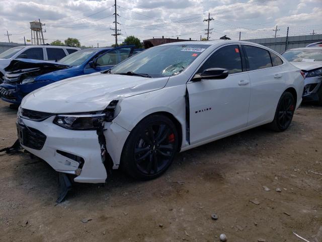 1G1ZD5ST8JF259570 - 2018 CHEVROLET MALIBU LT WHITE photo 1