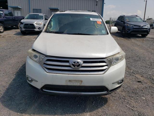 5TDBK3EH5DS233362 - 2013 TOYOTA HIGHLANDER BASE WHITE photo 5