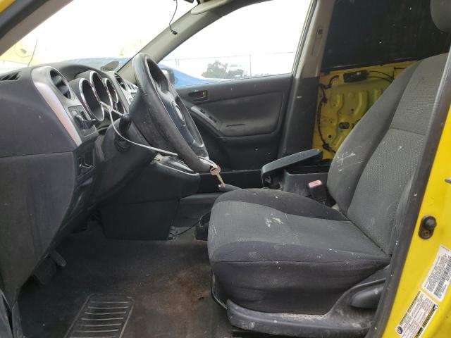 2T1KR32E24C284848 - 2004 TOYOTA COROLLA MA XR YELLOW photo 7