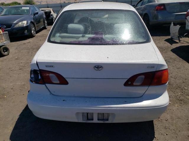 1NXBR12E8YZ334130 - 2000 TOYOTA COROLLA VE WHITE photo 6