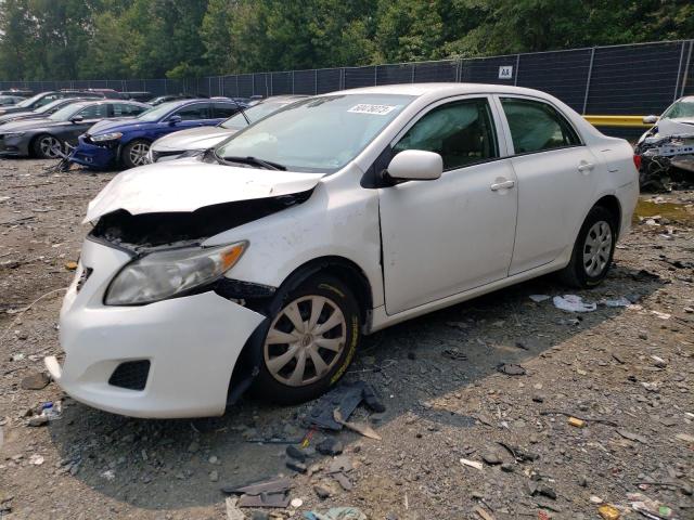 2T1BU4EE3AC232253 - 2010 TOYOTA COROLLA BASE WHITE photo 1