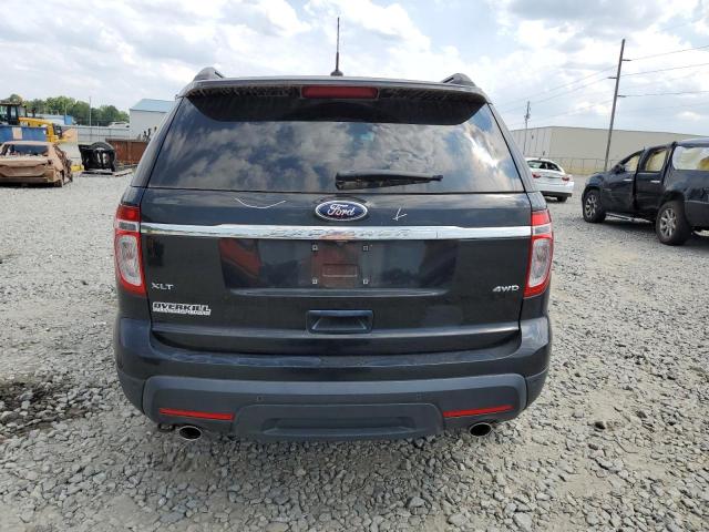 1FM5K8D85DGC56416 - 2013 FORD EXPLORER XLT BLACK photo 6