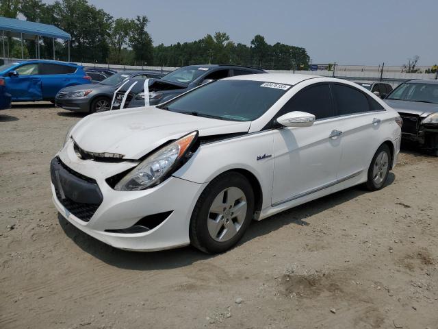 KMHEC4A42CA054755 - 2012 HYUNDAI SONATA HYBRID WHITE photo 1