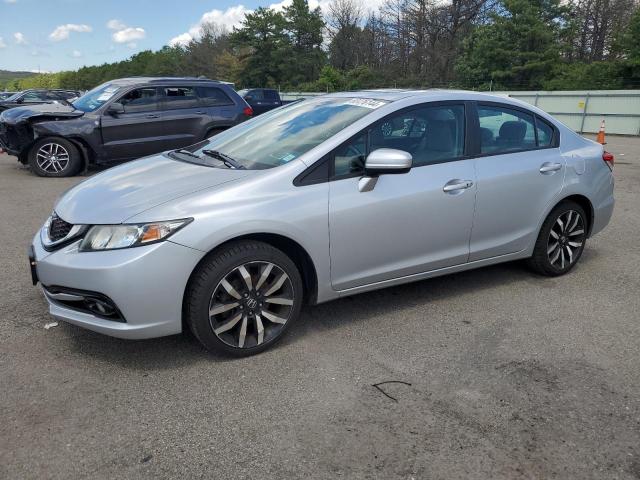 2HGFB2F91EH502087 - 2014 HONDA CIVIC EXL 银色 照片 1