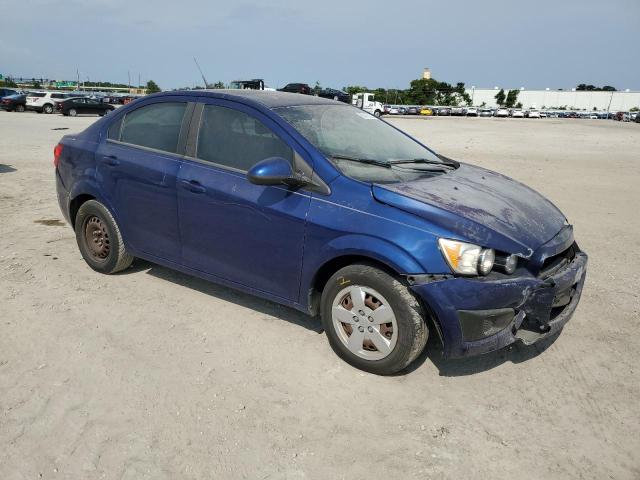 1G1JB5SH9D4168919 - 2013 CHEVROLET SONIC LS 蓝色 照片 4