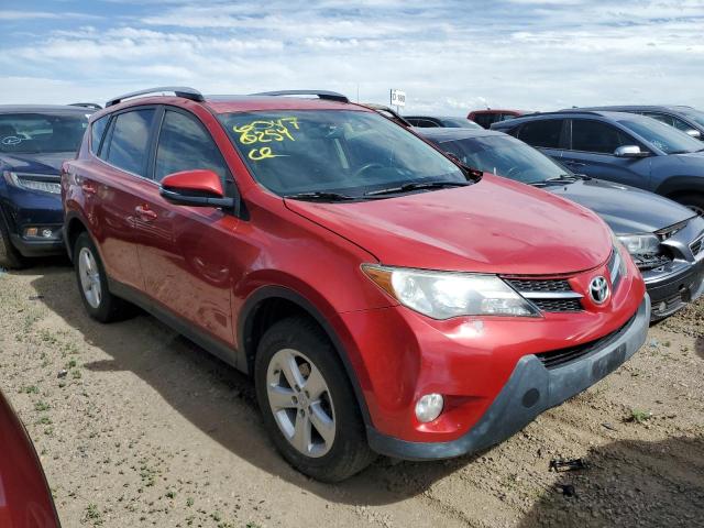 JTMWFREV4ED034041 - 2014 TOYOTA RAV4 XLE RED photo 4