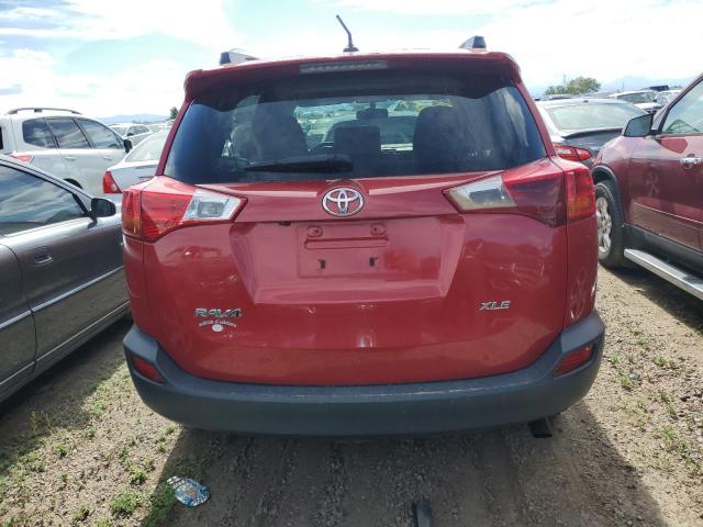 JTMWFREV4ED034041 - 2014 TOYOTA RAV4 XLE RED photo 6