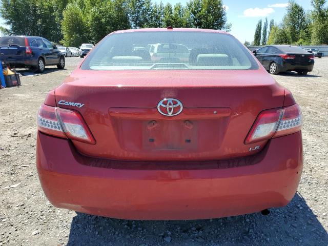 4T1BF3EK0AU058053 - 2010 TOYOTA CAMRY BASE RED photo 6
