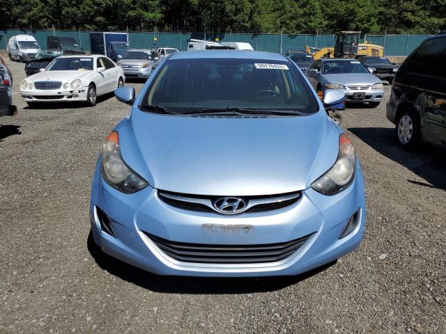 KMHDH4AE9DU726963 - 2013 HYUNDAI ELANTRA GLS BLUE photo 5