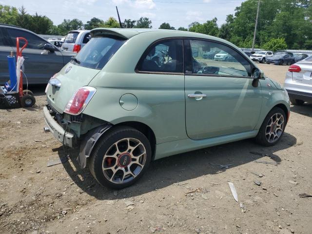 3C3CFFBR3DT754159 - 2013 FIAT 500 SPORT GREEN photo 3