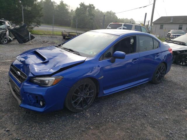 JF1VA1F66J9827895 - 2018 SUBARU WRX LIMITED BLUE photo 1