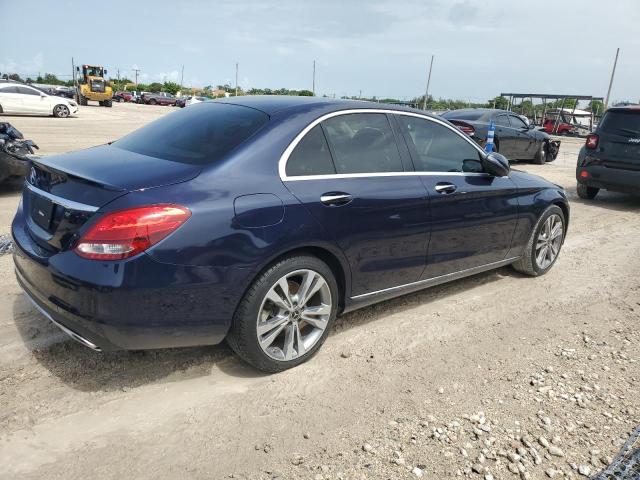 WDDWF4JB7JR340846 - 2018 MERCEDES-BENZ C 300 BLUE photo 3