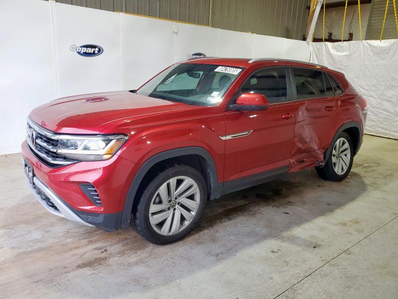 1V2JE2CA6NC225324 - 2022 VOLKSWAGEN ATLAS CROS SE RED photo 1