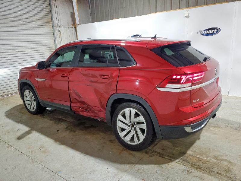 1V2JE2CA6NC225324 - 2022 VOLKSWAGEN ATLAS CROS SE RED photo 2