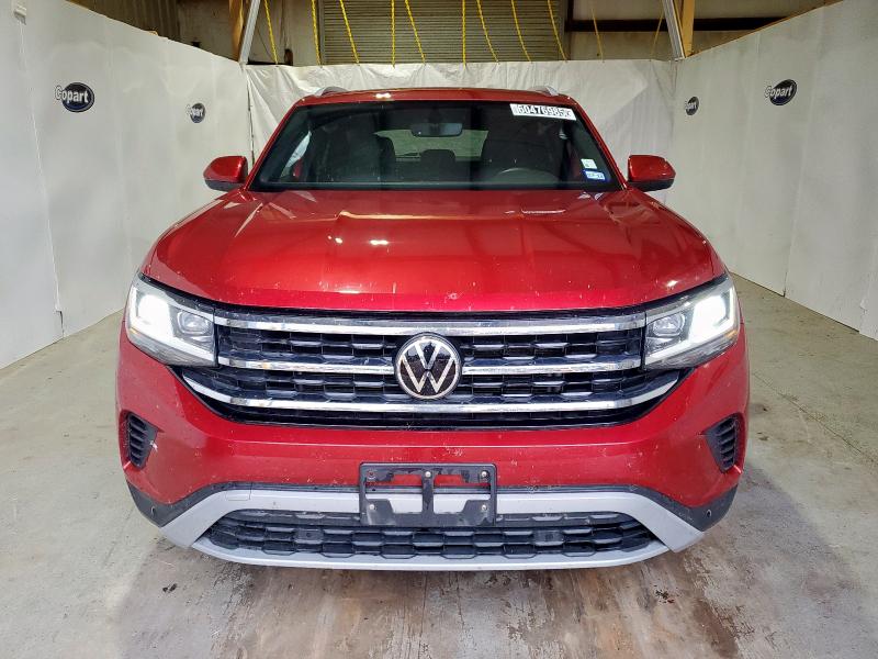 1V2JE2CA6NC225324 - 2022 VOLKSWAGEN ATLAS CROS SE RED photo 5
