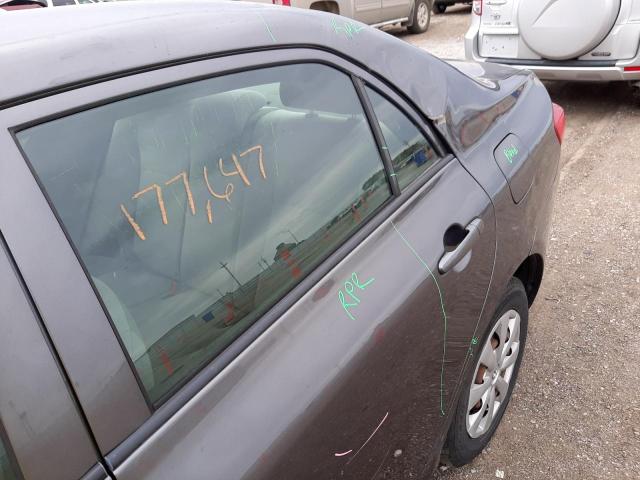 JTDBU4EE2AJ059622 - 2010 TOYOTA COROLLA BASE GRAY photo 9