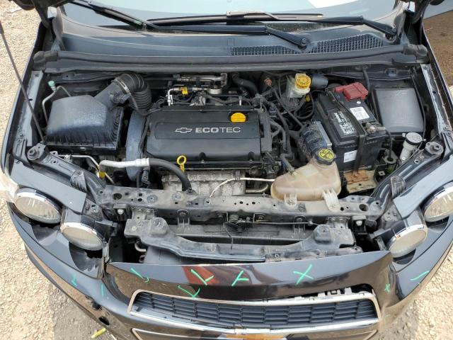 1G1JC5SH5E4234395 - 2014 CHEVROLET SONIC LT BLACK photo 11