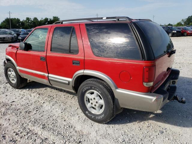 1GNDT13W9Y2362611 - 2000 CHEVROLET BLAZER RED photo 2