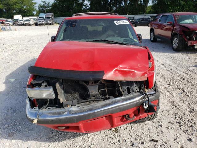 1GNDT13W9Y2362611 - 2000 CHEVROLET BLAZER RED photo 5