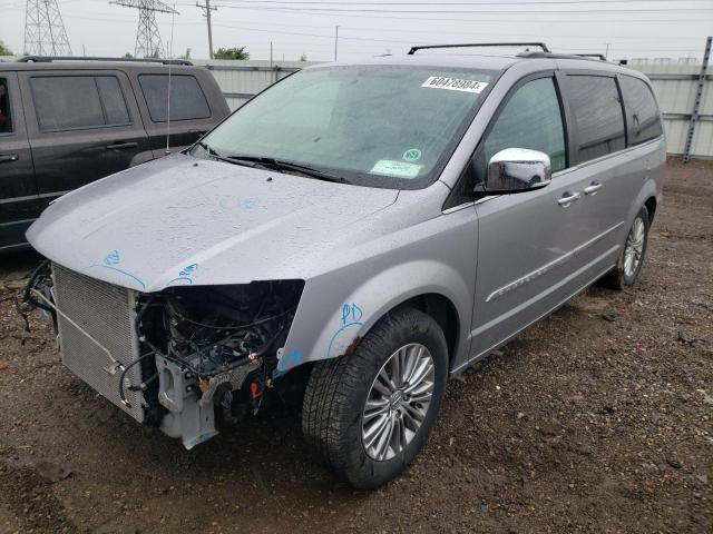 2C4RC1CG5DR737347 - 2013 CHRYSLER TOWN & COU TOURING L SILVER photo 1