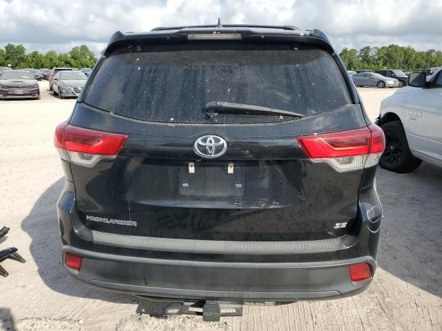 5TDKZRFH5HS214877 - 2017 TOYOTA HIGHLANDER SE BLACK photo 6