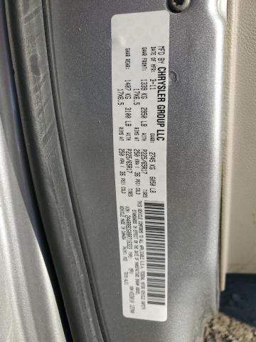 2A4RR8DG0BR716323 - 2011 CHRYSLER TOWN & COU TOURING L SILVER photo 13