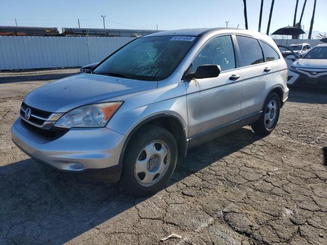 JHLRE3H37BC007136 - 2011 HONDA CR-V LX SILVER photo 1