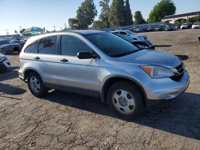 JHLRE3H37BC007136 - 2011 HONDA CR-V LX SILVER photo 4