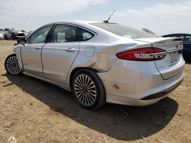 3FA6P0RU3JR280158 - 2018 FORD FUSION TITANIUM/PLATINUM HEV SILVER photo 2