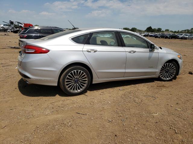 3FA6P0RU3JR280158 - 2018 FORD FUSION TITANIUM/PLATINUM HEV SILVER photo 3