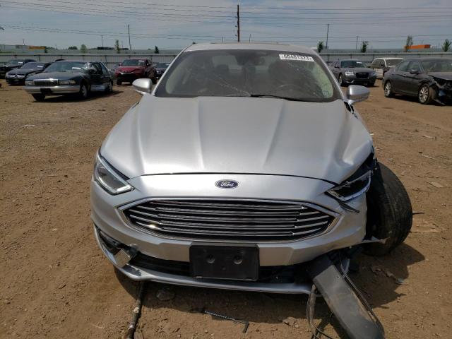 3FA6P0RU3JR280158 - 2018 FORD FUSION TITANIUM/PLATINUM HEV SILVER photo 5