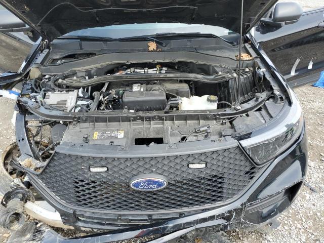 1FM5K8AB1NGC24838 - 2022 FORD EXPLORER POLICE INTERCEPTOR BLACK photo 12