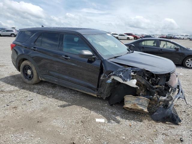 1FM5K8AB1NGC24838 - 2022 FORD EXPLORER POLICE INTERCEPTOR BLACK photo 4