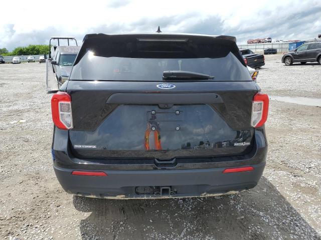 1FM5K8AB1NGC24838 - 2022 FORD EXPLORER POLICE INTERCEPTOR BLACK photo 6