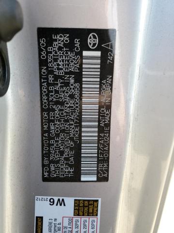 JTKDE177960068858 - 2006 TOYOTA SCION TC Gümüş foto 12