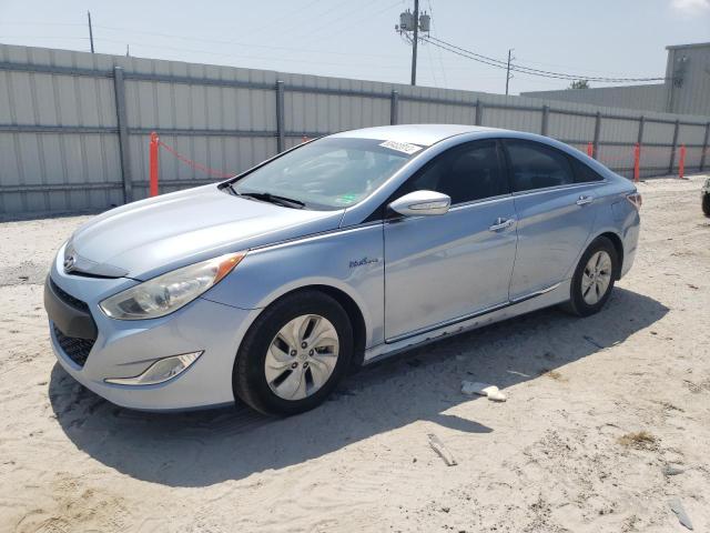 KMHEC4A44DA087001 - 2013 HYUNDAI SONATA HYBRID BLUE photo 1