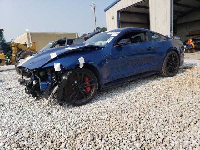 1FA6P8SJ1N5502039 - 2022 FORD MUSTANG SHELBY GT500 BLUE photo 1