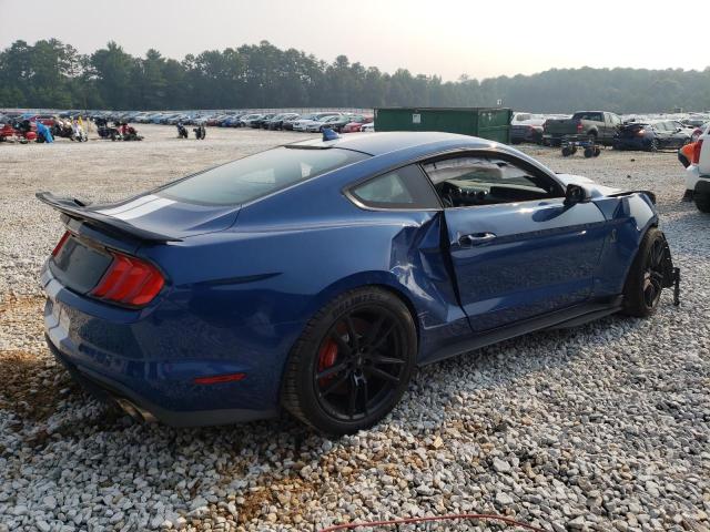 1FA6P8SJ1N5502039 - 2022 FORD MUSTANG SHELBY GT500 BLUE photo 3