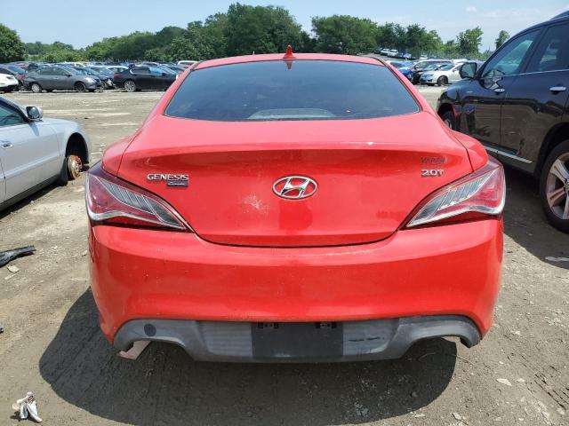 KMHHT6KD1DU102169 - 2013 HYUNDAI GENESIS CO 2.0T RED photo 6