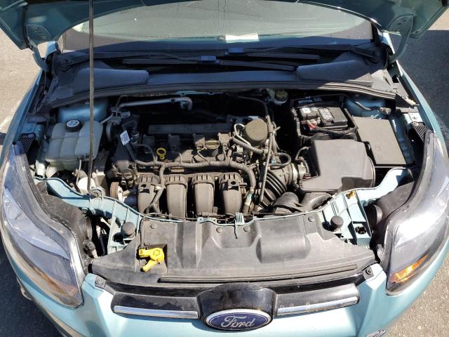 1FAHP3H29CL429765 - 2012 FORD FOCUS SEL BLUE photo 11