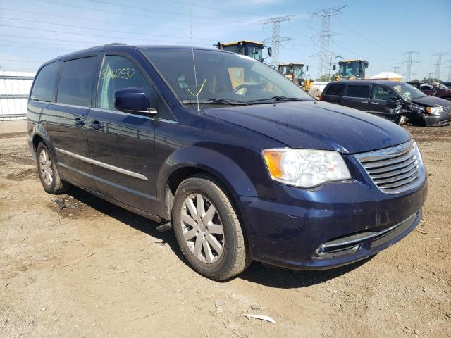 2C4RC1BG1ER124936 - 2014 CHRYSLER TOWN & COU TOURING Blau Foto 1