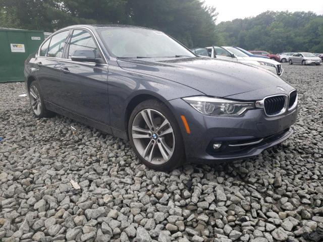 WBA8D9C53JEM33087 - 2018 BMW 330 XI GRAY photo 4