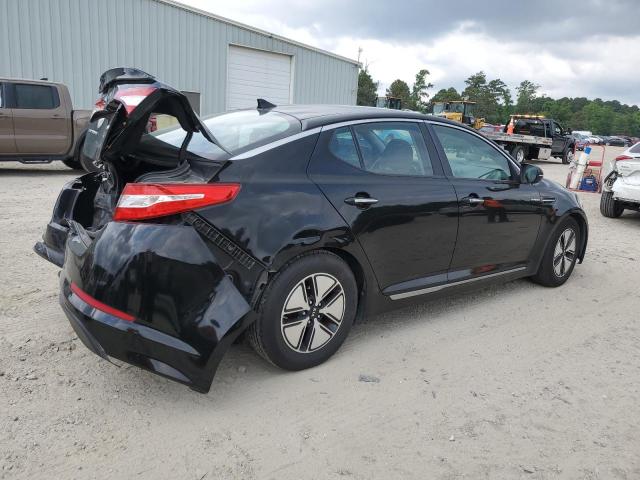 KNAGM4AD0D5039284 - 2013 KIA OPTIMA HYBRID BLACK photo 3