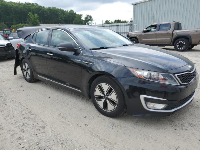 KNAGM4AD0D5039284 - 2013 KIA OPTIMA HYBRID BLACK photo 4