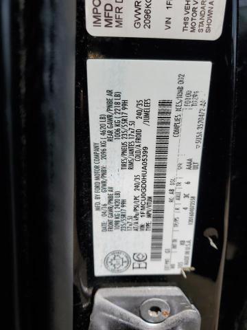 1FMCU0GD0HUA05399 - 2017 FORD ESCAPE SE 黑色 照片 12