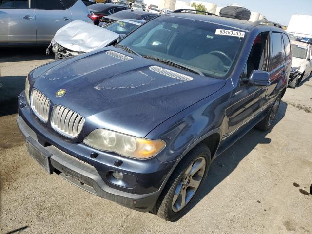 5UXFB53515LV16865 - 2005 BMW X5 4.4I BLUE photo 1