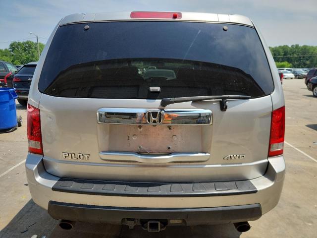 5FNYF4H62BB045849 - 2011 HONDA PILOT EXL SILVER photo 6